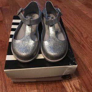 Mel Melissa Kazakova ShimmerSilver Shoes